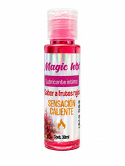 LUBRICANTE INTIMO MAGIC HOT SABOR FRUTOS ROJOS X 30 ML