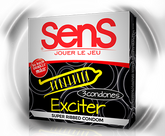 CONDONES SENS EXCITER x 3