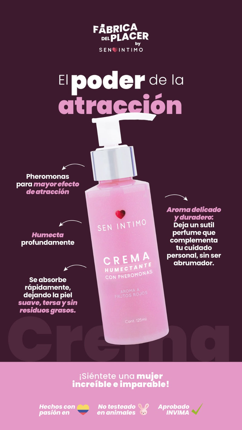 CREMA HUMECTANTE CON PHEROMONAS X125 ML