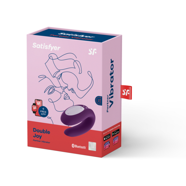 SATISFYER DOUBLE JOY MORADO