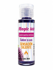 LUBRICANTE INTIMO MAGIC HOT SABOR UVA 30 ML