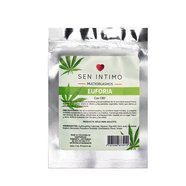 LUBRICANTE INTIMO SEN EUFORIA SACHET X 7 ML