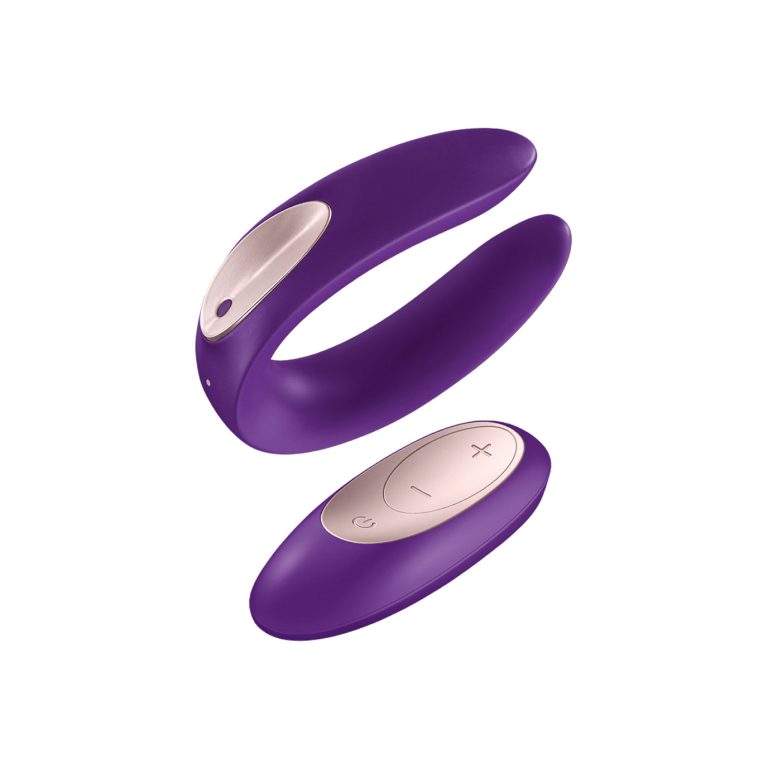 SATISFYER DOUBLE JOY MORADO