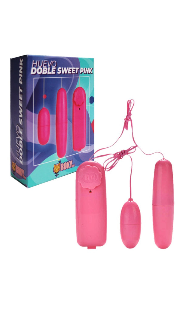 HUEVO VIBRADOR DOBLE SWEET PINK